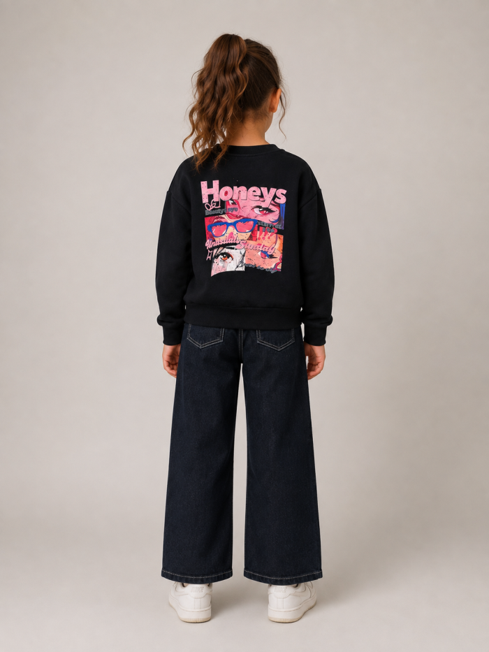 Sweat imprimé dans le dos