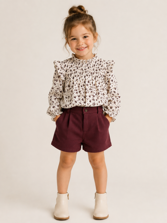 Blouse fleurie