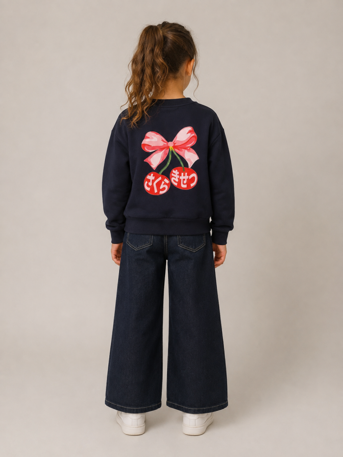 Sweat imprimé dans le dos